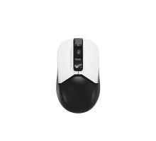 Миша бездротова A4Tech Fstyler FG12 (Panda), USB, безшумна, колір чорний+ білий