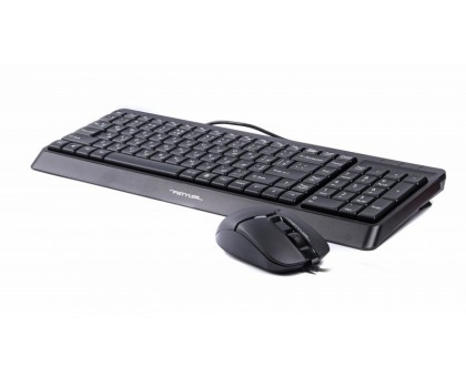Комплект клавіатура+мишка A4Tech F1512 (Black) Fstyler, дротовий, USB, чорний колір Комплект клавіатура+мишка A4Tech F1512 (Black) Fstyler, дротовий, USB, чорний колір