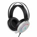 Гарнітура ігрова Bloody G521 (White) з мікрофоном, Hi Fi, 7.1 віртуальний звук, підсвічування 7 кольорів, USB, колір білий