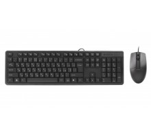 Комплект клавіатура+мишка A4Tech KK-3+OP-330S, USB, Чорна