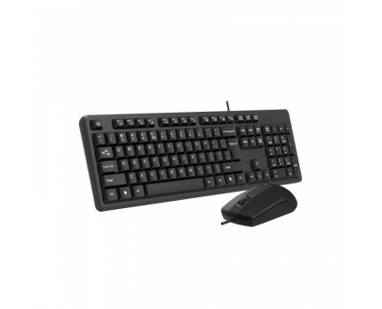 Комплект клавіатура+мишка A4Tech KK-3+OP-330S, USB, Чорна Комплект клавіатура+мишка A4Tech KK-3+OP-330S, USB, Чорна