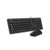 Комплект клавіатура+мишка A4Tech KK-3+OP-330S, USB, Чорна