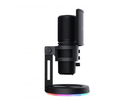 Мікрофон Cougar Screamer X настільний, підставка RGB із концентратором USB 3.0, чорний