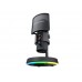 Мікрофон Cougar Screamer X настільний, підставка RGB із концентратором USB 3.0, чорний