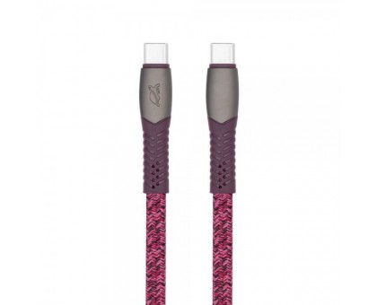 Кабель USB 2.0, PS6105 RD12, Type-C/Type-C, 3А, 60Вт, червоний Кабель USB 2.0, PS6105 RD12, Type-C/Type-C, 3А, 60Вт, червоний