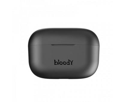 Навушники вакуумні вкладиші Bloody M30 (Black+Red), бездротові, колір чорний з червоним