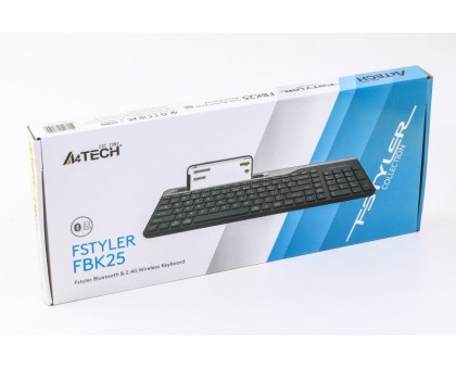 Клавіатура бездротова A4Tech FBK25 (Black), Fstyler колір чорний