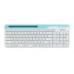 Клавіатура бездротова A4Tech FBK27C AS (White) Fstyler, (BT + 2.4 ГГц), з акумулятором, quiet key, колір білий