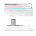 Клавіатура бездротова A4Tech FBK27C AS (White) Fstyler, (BT + 2.4 ГГц), з акумулятором, quiet key, колір білий