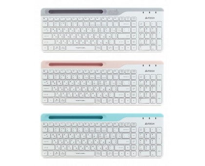 Клавіатура бездротова A4Tech FBK27C AS (White) Fstyler, (BT + 2.4 ГГц), з акумулятором, quiet key, колір білий Клавіатура бездротова A4Tech FBK27C AS (White) Fstyler, (BT + 2.4 ГГц), з акумулятором, quiet key, колір білий