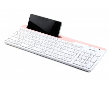 Клавіатура бездротова A4Tech FBK27C AS (White) Fstyler, (BT + 2.4 ГГц), з акумулятором, quiet key, колір білий Клавіатура бездротова A4Tech FBK27C AS (White) Fstyler, (BT + 2.4 ГГц), з акумулятором, quiet key, колір білий