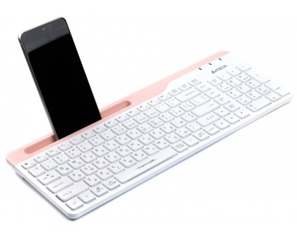 Клавіатура бездротова A4Tech FBK27C AS (White) Fstyler, (BT + 2.4 ГГц), з акумулятором, quiet key, колір білий Клавіатура бездротова A4Tech FBK27C AS (White) Fstyler, (BT + 2.4 ГГц), з акумулятором, quiet key, колір білий