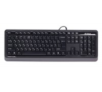 Клавіатура A4Tech FKS10 (Grey), Fstyler Sleek MMedia Comfort, USB, колір чорний+сірий