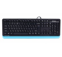 Клавіатура A4Tech Fstyler FKS10 (Blue), USB, колір чорний+ синій