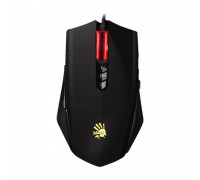 Миша ігрова A4-Tech Bloody A70A (Matte Black), металеві ніжки, чорна матова