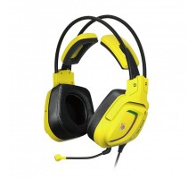 Гарнітура ігрова Bloody G575 (Punk Yellow) з мікрофоном, жовтий, 7.1 віртуальний звук, RGB підсвічування, USB