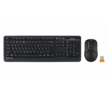 Комплект клавіатура+мишка A4Tech FG1012 (Black) Fstyler, бездротовий, колір чорний