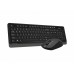 Комплект клавіатура+мишка A4Tech FG1012 (Black) Fstyler, бездротовий, колір чорний