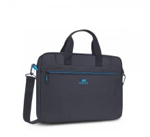 Сумка для ноутбука 14" RIVACASE 8027 (Black), серія "Regent", тканина, чорна