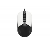 Миша A4Tech FM12 (Panda) Fstyler,  USB, 1200 dpi, колір чорний+білий