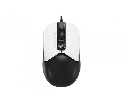 Миша A4Tech Fstyler FM12S (Panda), безшумна,  USB, колір чорний+білий