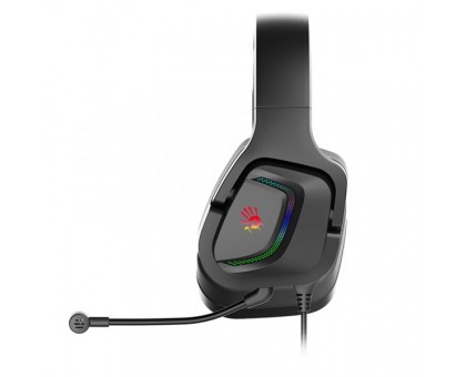 Гарнітура ігрова Bloody G573P (Black) з мікрофоном, об'ємний звук, RGB підсвічування, USB+3.5 jack