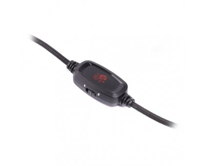Гарнітура ігрова Bloody G535Py (Black+Silver) з мікрофоном, об'ємний звук, RGB підсвічування, USB+3.5 jack Гарнітура ігрова Bloody G535Py (Black+Silver) з мікрофоном, об'ємний звук, RGB підсвічування, USB+3.5 jack