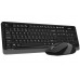 Комплект клавіатура+мишка A4Tech FG1010S (Grey) Fstyler, бездротовий, USB, чорний+сірий колір
