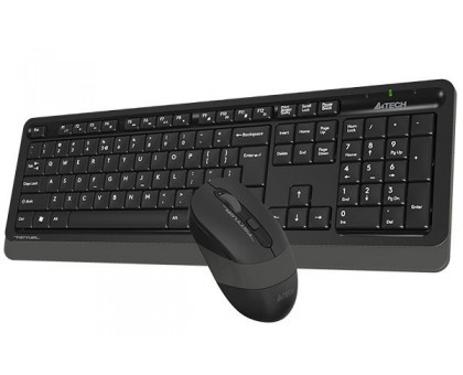 Комплект клавіатура+мишка A4Tech FG1010S (Grey) Fstyler, бездротовий, USB, чорний+сірий колір Комплект клавіатура+мишка A4Tech FG1010S (Grey) Fstyler, бездротовий, USB, чорний+сірий колір