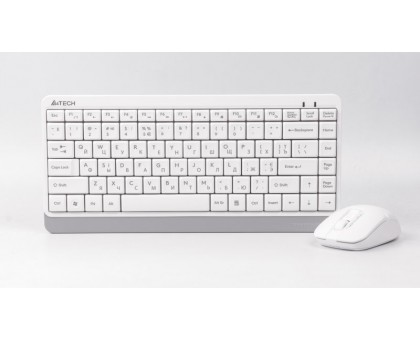 Комплект клавіатура+мишка A4Tech FG1112 (White) Fstyler, бездротовий, USB, білий Комплект клавіатура+мишка A4Tech FG1112 (White) Fstyler, бездротовий, USB, білий