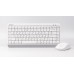 Комплект клавіатура+мишка A4Tech FG1112 (White) Fstyler, бездротовий, USB, білий