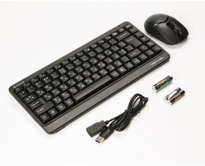Комплект клавіатура+мишка A4Tech FG1112S (Black) Fstyler, бездротовий, USB, чорний Комплект клавіатура+мишка A4Tech FG1112S (Black) Fstyler, бездротовий, USB, чорний