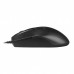 Миша A4Tech OP-720S USB (Black), дротова, беззвучне натискання, 1200 dpi, чорна