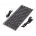 Клавіатура A4Tech FBX51C (Grey) Fstyler бездротова з ножичним перемикачем, сіра
