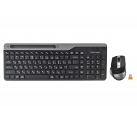Комплект клавіатура+мишка A4Tech FB2535C (Smoky Grey) Fstyler,  (FB35C+FBK25 Smoky Grey), USB, колір димчато-сірий
