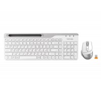 Комплект клавіатура+мишка A4Tech FB2535C (Icy White) Fstyler,  (FB35C+FBK25 Smoky Grey), USB, колір крижано-білий