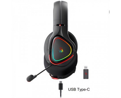 Навушники ігрові Bloody MR710 (Black), RGB, Bluetooth + 2.4GHz + 3.5 jack, колір чорний Навушники ігрові Bloody MR710 (Black), RGB, Bluetooth + 2.4GHz + 3.5 jack, колір чорний