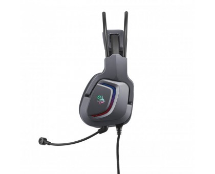 Гарнітура ігрова Bloody G575 (Grey) з мікрофоном, Hi Fi, 7.1 віртуальний звук, RGB підсвічування, USB Гарнітура ігрова Bloody G575 (Grey) з мікрофоном, Hi Fi, 7.1 віртуальний звук, RGB підсвічування, USB