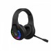 Гарнітура ігрова Bloody GR230 (Black) з мікрофоном, Neon LED Bluetooth + 2.4GHz + 3.5 jack, чорний колір