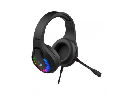 Гарнітура ігрова Bloody G230p з LED підсвічуванням, чорний колір, USB + 3.5 jack Гарнітура ігрова Bloody G230p з LED підсвічуванням, чорний колір, USB + 3.5 jack