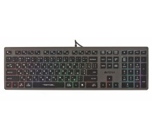 Клавіатура A4Tech Fstyler FX60, сірий колір, USB, неонове підсвічування