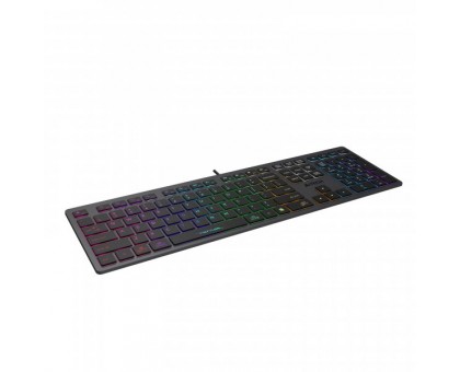 Клавіатура A4Tech Fstyler FX60, сірий колір, USB, неонове підсвічування Клавіатура A4Tech Fstyler FX60, сірий колір, USB, неонове підсвічування