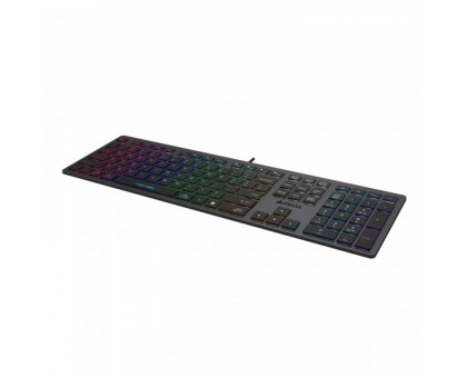 Клавіатура A4Tech Fstyler FX60, сірий колір, USB, неонове підсвічування Клавіатура A4Tech Fstyler FX60, сірий колір, USB, неонове підсвічування
