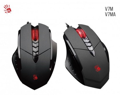 Миша ігрова A4Tech Bloody V7MA (Black), 3200 CPI, з підсвічуванням, USB, чорна Миша ігрова A4Tech Bloody V7MA (Black), 3200 CPI, з підсвічуванням, USB, чорна