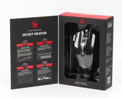 Миша ігрова A4-Tech Bloody V9MA, чорна, з підсвічуванням, USB Миша ігрова A4-Tech Bloody V9MA, чорна, з підсвічуванням, USB