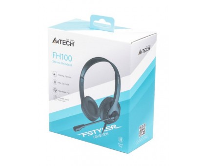 Гарнітура A4-Tech FH100, колір чорний Гарнітура A4-Tech FH100, колір чорний