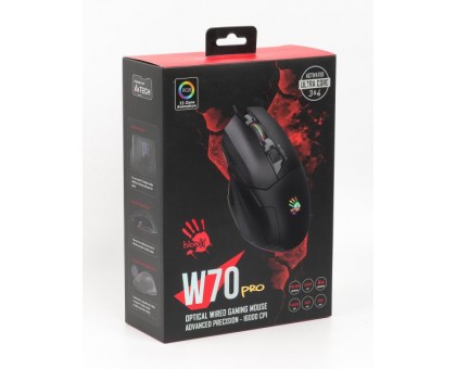 Миша ігрова A4Tech W70 Pro Bloody,чорна, активоване ПЗ Bloody Миша ігрова A4Tech W70 Pro Bloody,чорна, активоване ПЗ Bloody