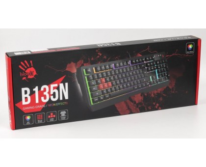 Клавіатура ігрова B135N Bloody, USB, чорна Клавіатура ігрова B135N Bloody, USB, чорна