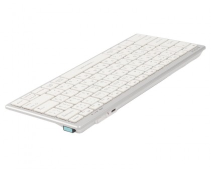 Клавіатура A4Tech Fstyler FBX51C бездротовa, біла