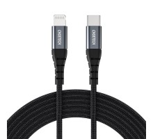 Кабель Choetech IP0041-BK ,Power Delivery (PD), C-тато/Lightning, 2 м.